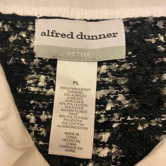 Alfred Dunner Kingsbridge Station 2-fer Eyelash Sweater - Picture 9 of 12